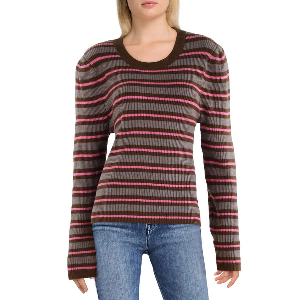 VIGOSS Womens Striped Mock Neck Pullover Sweater 3