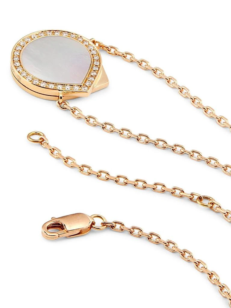 Repossi Antifer 18K Rose Gold, Mother-Of-Pearl & 0.18 TCW Diamond Pendant Necklace 3