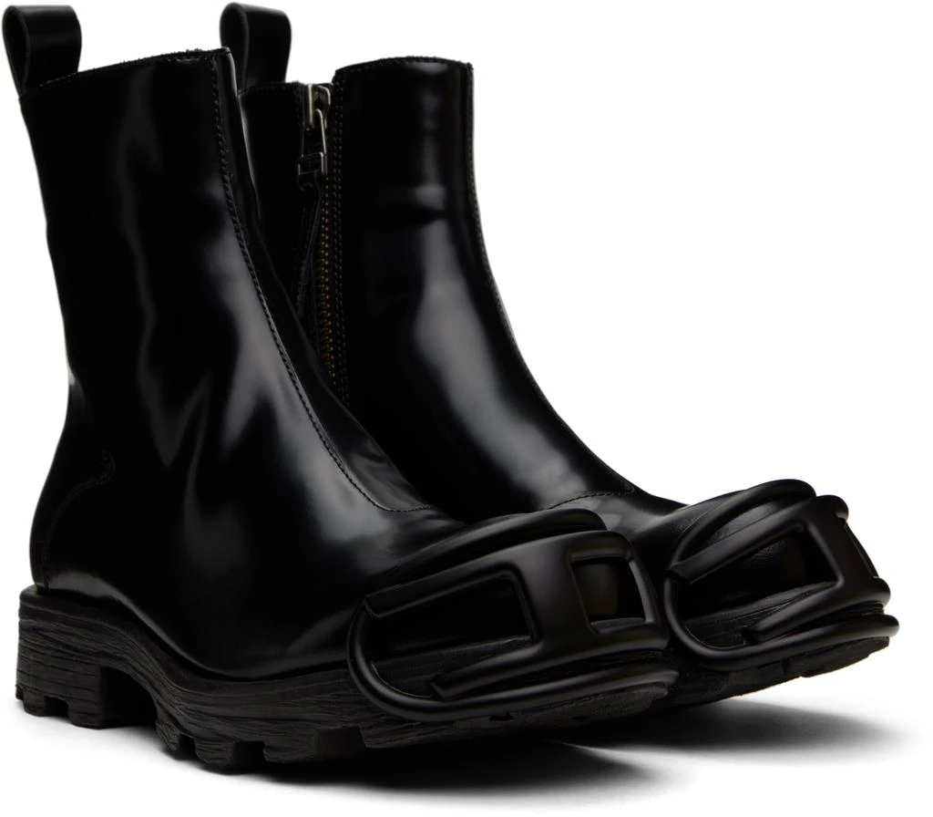 Diesel Black D-Hammer Bt Zip D Boots 4