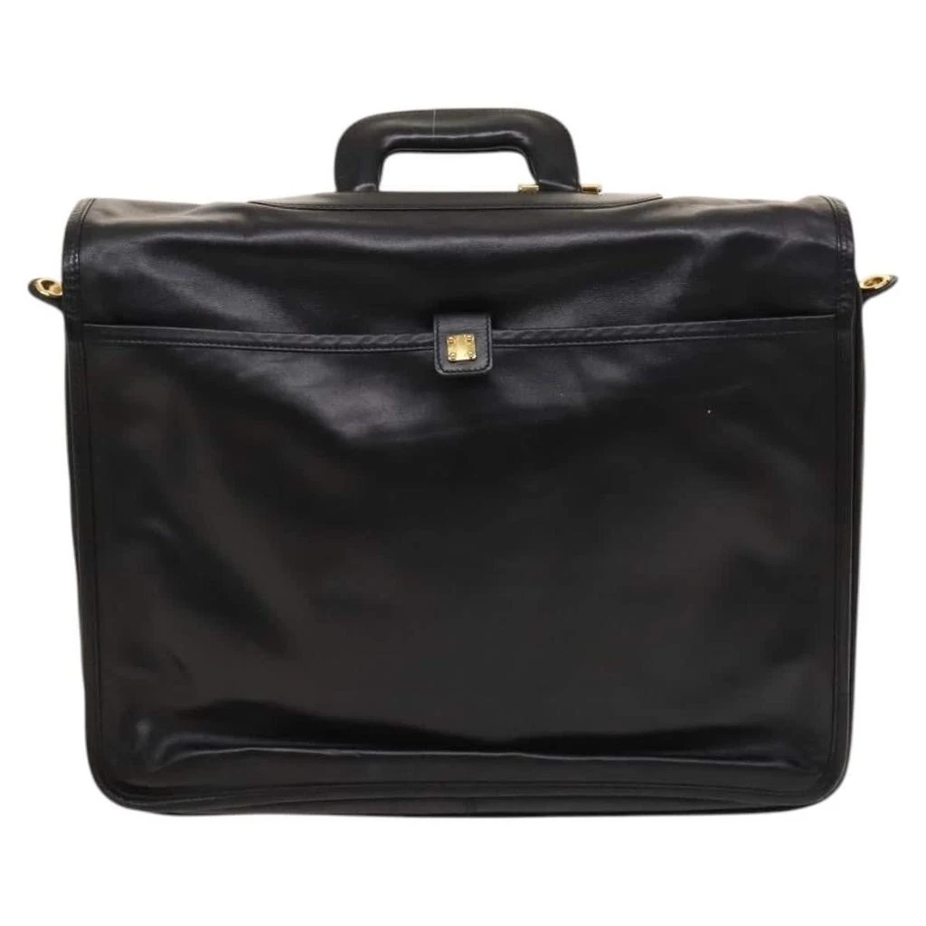 Loewe Anagram Business Leather Leather Briefcase Bag (Pre-Owned) 2