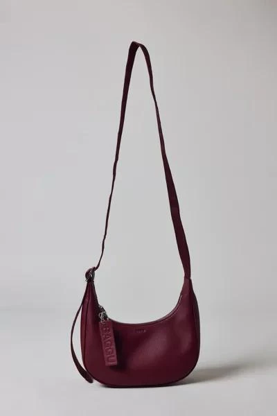 Baggu BAGGU Small Recycled Leather Crescent Bag 1