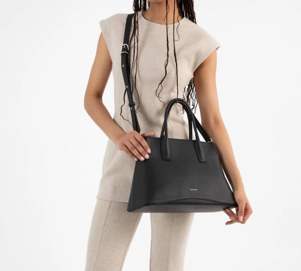 Matt & Nat Matt & Nat - Women's Nevada Vegan Satchel Bag 7