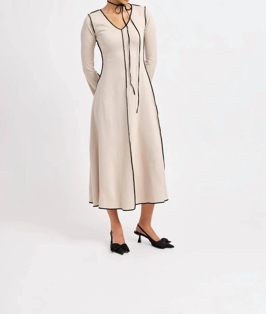 Eliza Faulkner Clara Dress In Cream 1
