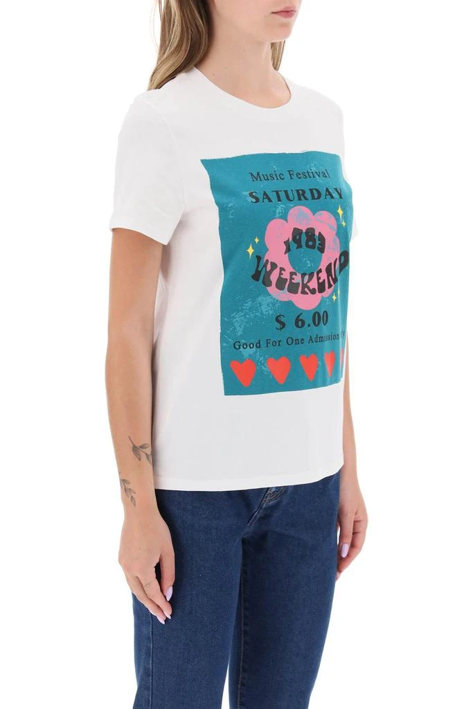 WEEKEND MAX MARA 'sante' t-shirt with print 2