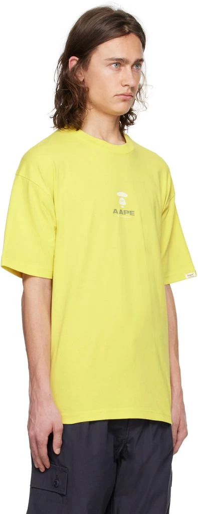 AAPE Yellow Bonded T-Shirt 2