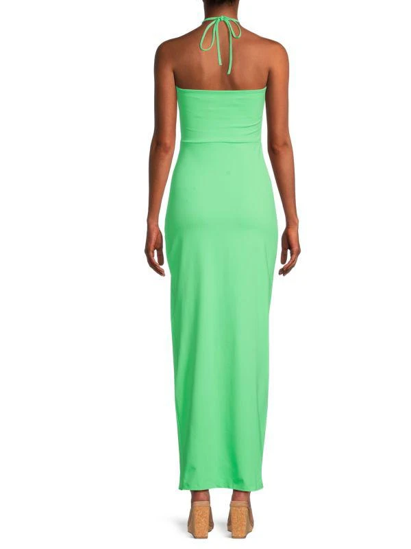 Susana Monaco Slit Halter Maxi Dress 2