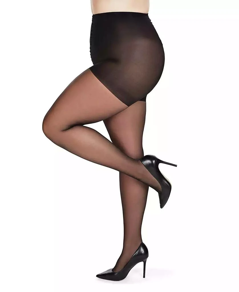 Memoi Women
s Crystal Sheer Control Top Pantyhose MM-210 4