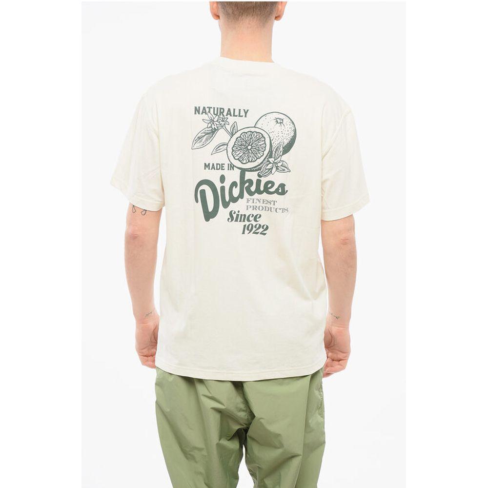 DICKIES Cotton Crew-neck T-shirt with Maxi Printed Men's Back
