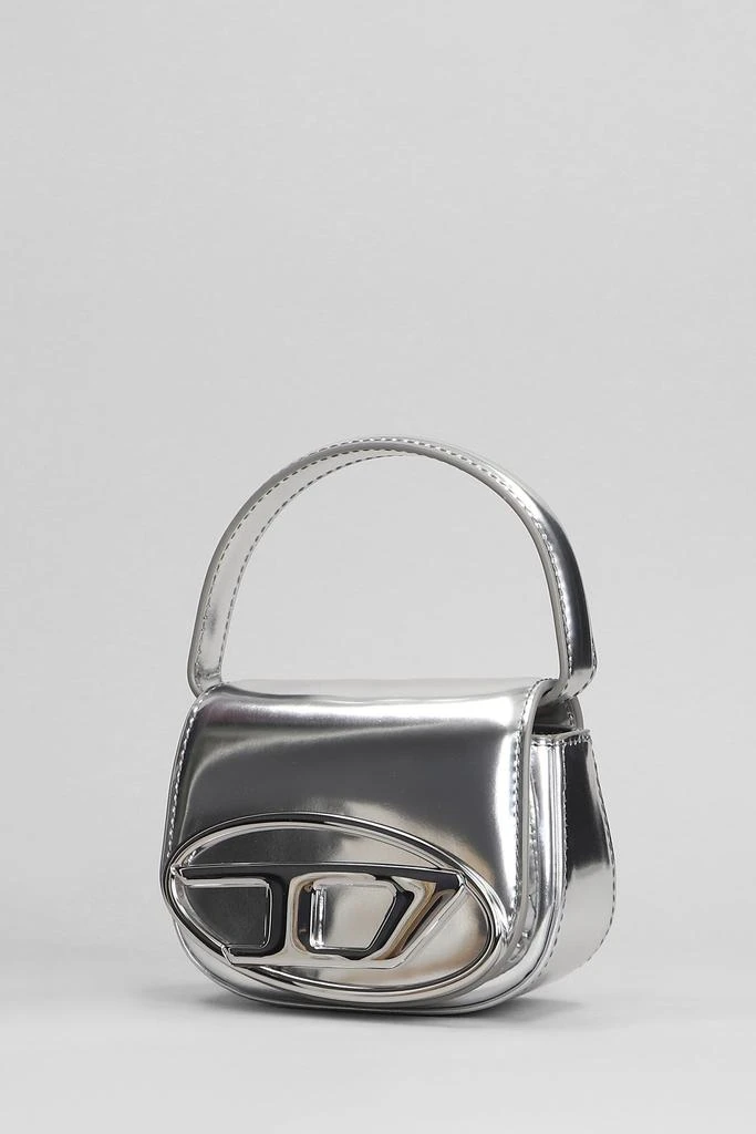 Diesel 1dr-xs-s Hand Bag In Silver Polyester 2