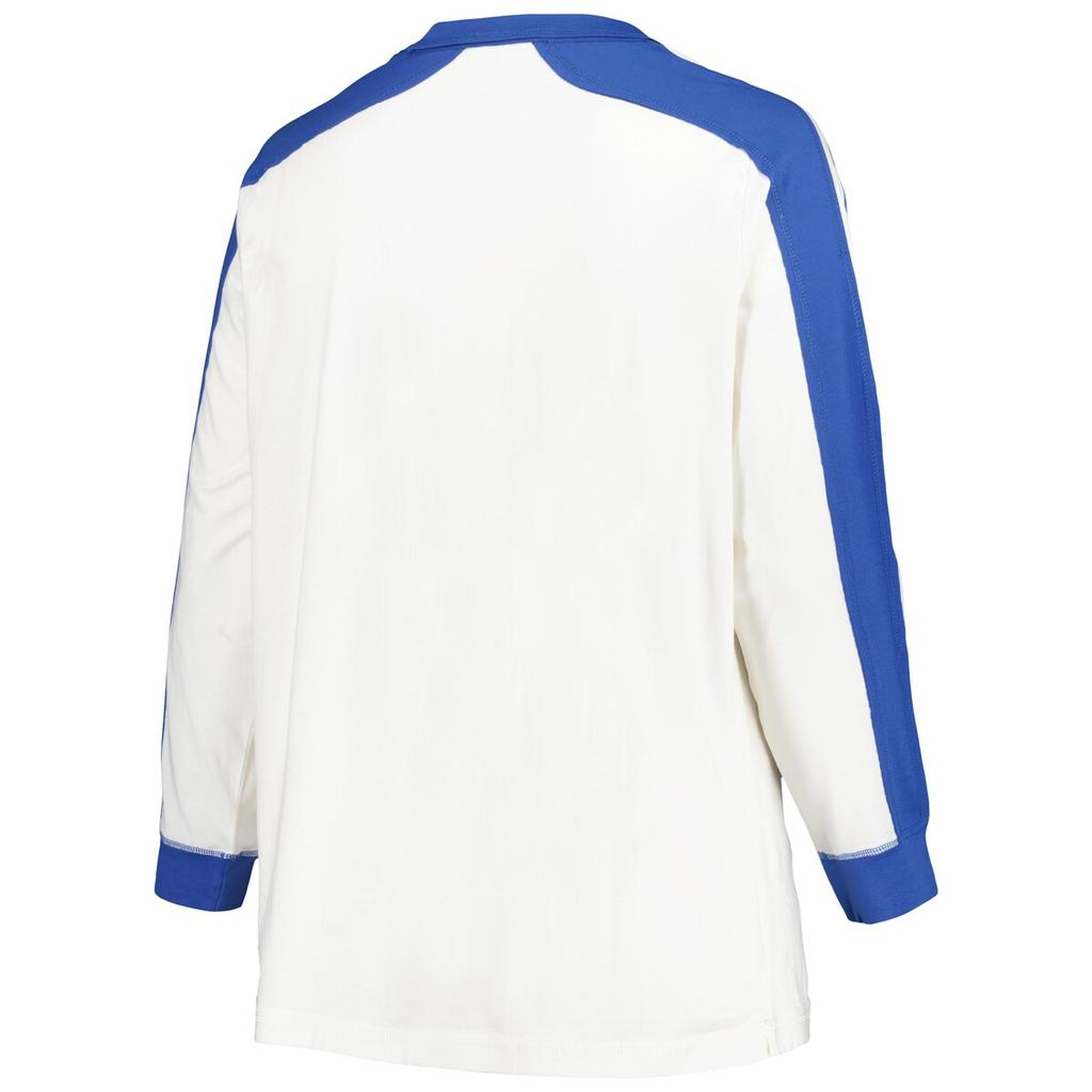 47 Brand 47 Brand Braves Plus Size Caribou Raglan Long Sleeve... - Women's