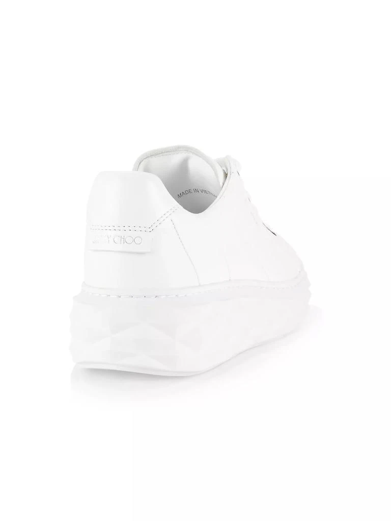 Jimmy Choo Diamond Light Leather Low-Top Sneakers 3