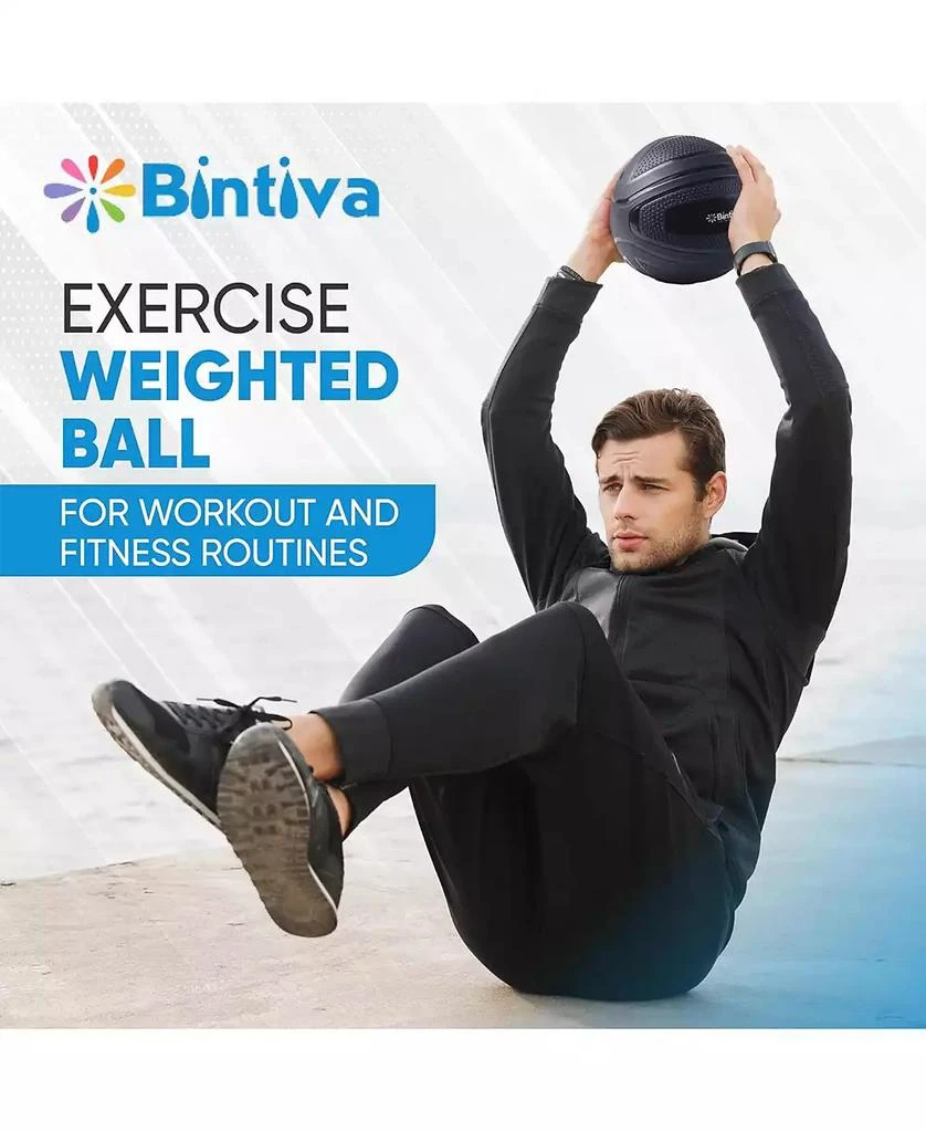 Bintiva Textured Slam Ball Kit - Black 5