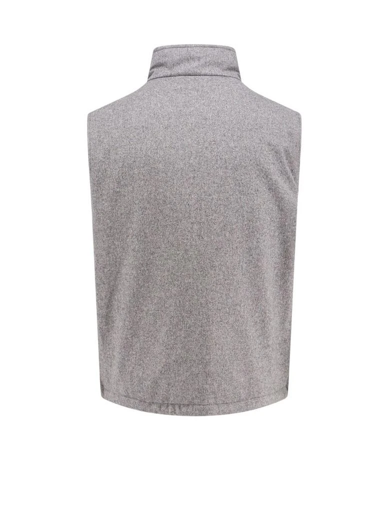 Brunello Cucinelli Brunello Cucinelli High Neck Zip-Up Gilet 2