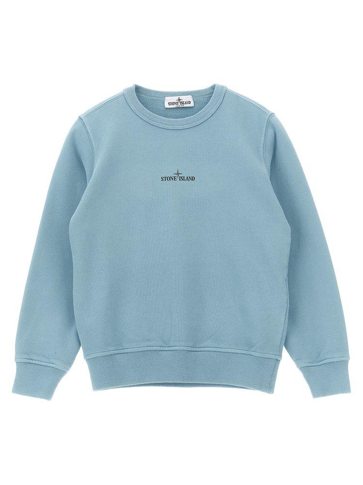 Stone Island Junior Stone Island Junior Compass Printed Crewneck Sweatshirt