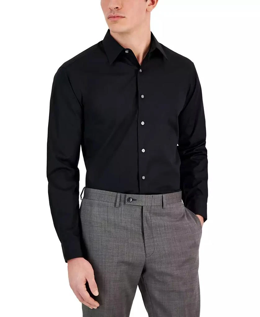 Club Room Men's Regular-Fit Dress Shirt - Black - Casual shirts Club Room Men's Regular-Fit Dress Shirt - Black - Casual shirts