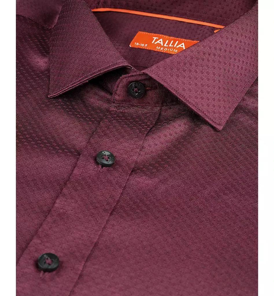 Tallia Men's Slim-Fit Dobby Dress Shirt 8