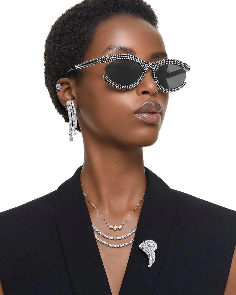 Swarovski Una Angelic Cubic Zirconia Stud Earrings 8