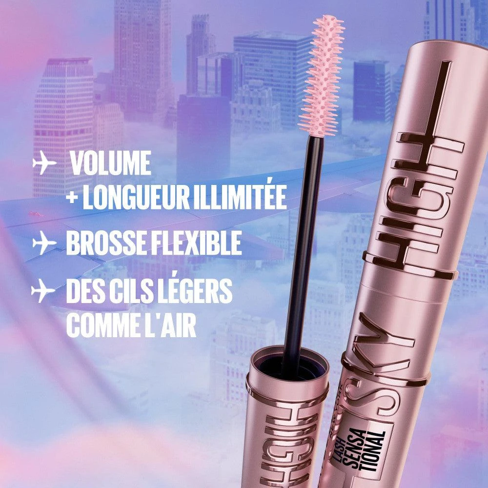 预计3周后发货 Maybelline Mascara Sky High Burgundy Haze 4
