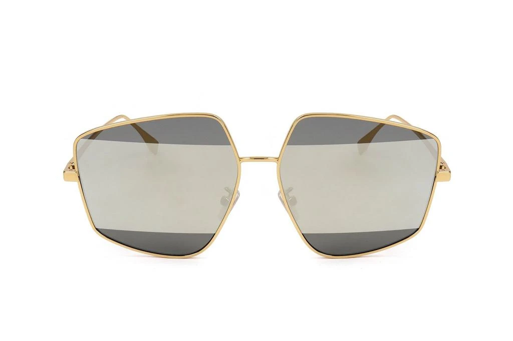 Fendi Eyewear Fendi Eyewear Geometric Frame Sunglasses 1