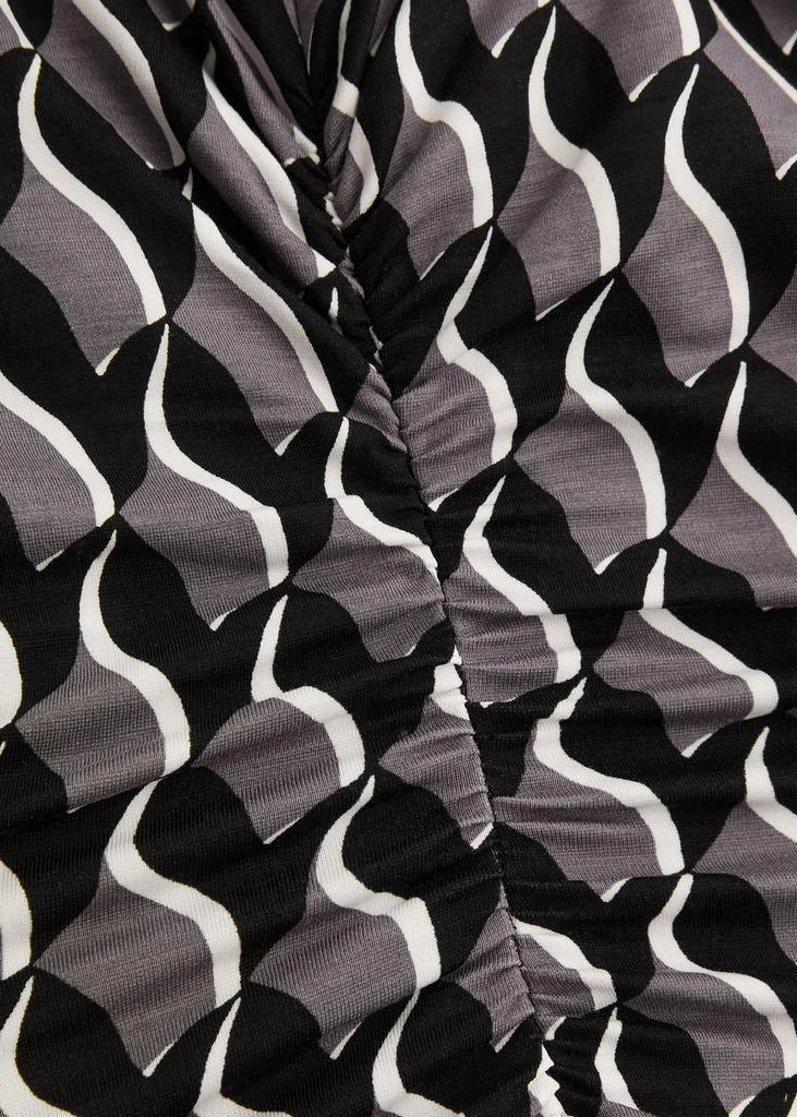 Diane von Furstenberg Sheshka printed jersey shirt dress 5