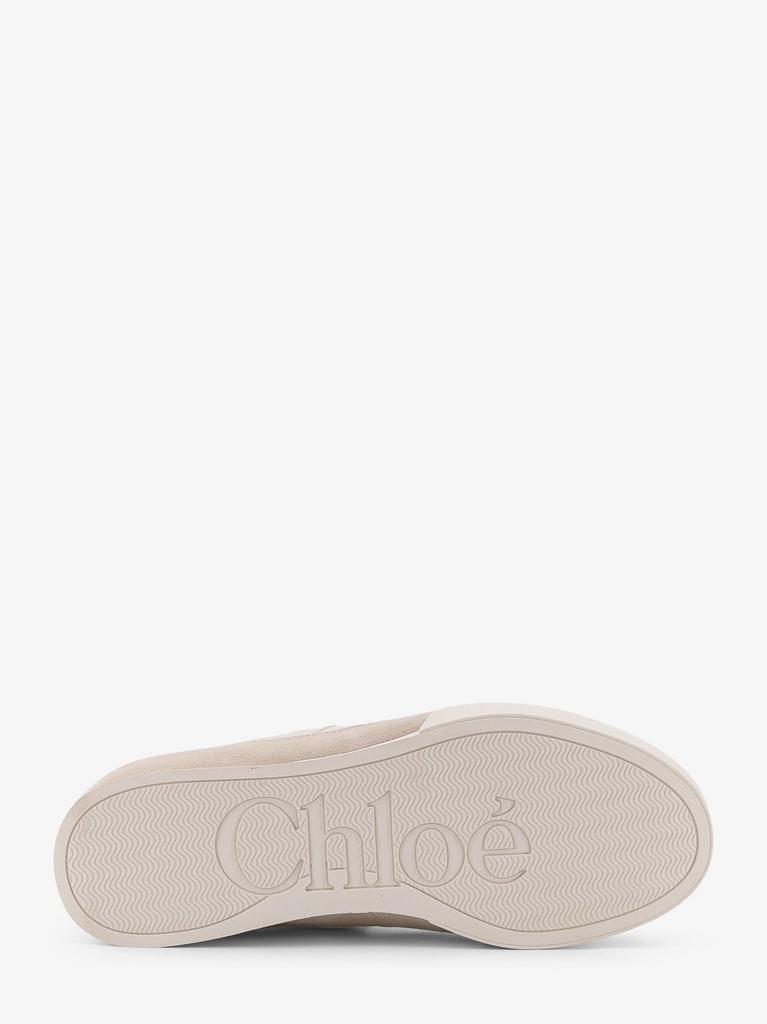 Chloé Chloé Kick low-top leather sneakers with mesh inserts
