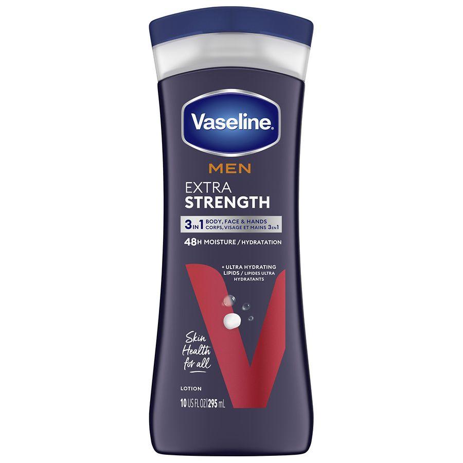 Vaseline Extra Strength 3-in-1 Face, Hands & Body Lotion Extra Strength