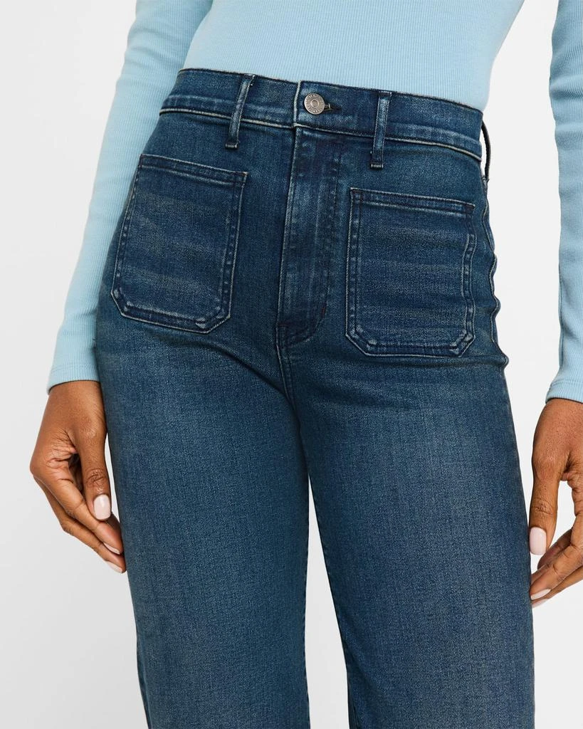 VERONICA BEARD Crosbie High-Rise Wide Loafer Jeans 5