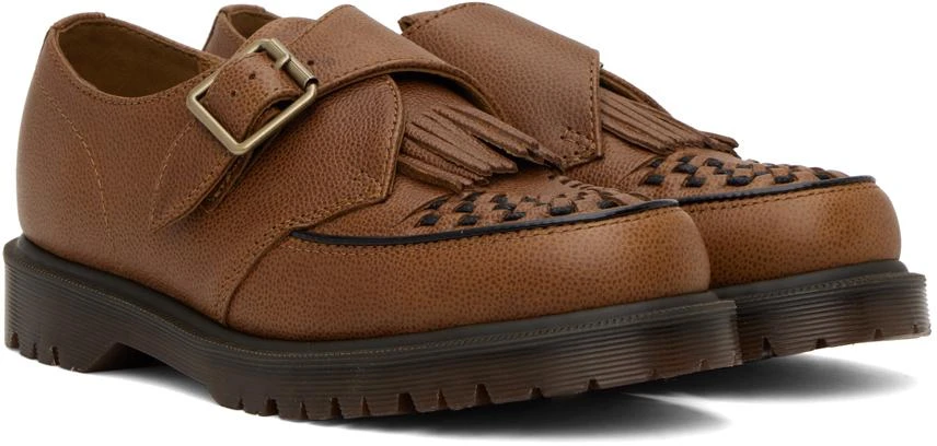 Dr. Martens Tan Ramsey Westminster Leather Monkstraps 4