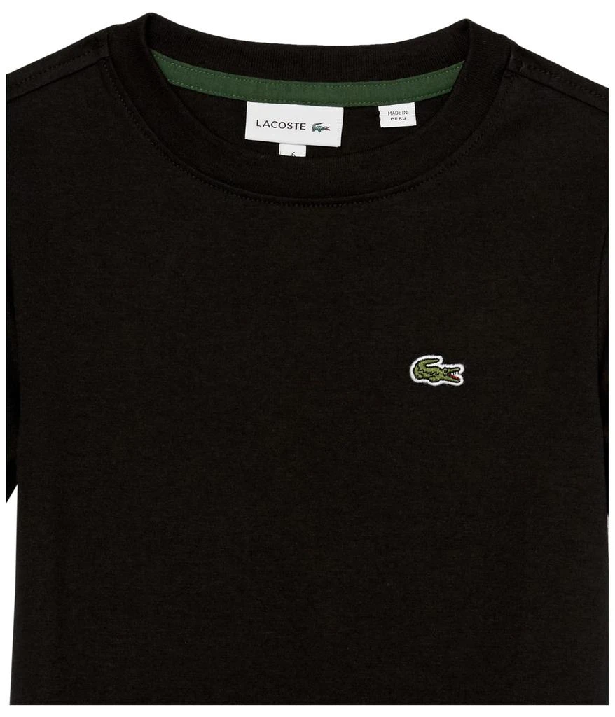 Lacoste Short Sleeve Crew Neck Classic Cotton T-Shirt (Toddler/Little Kids/Big Kids) 2