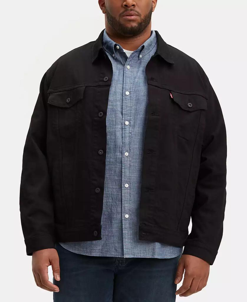 Levi s Men s Big Tall Stretch Denim Trucker Jacket Last Night