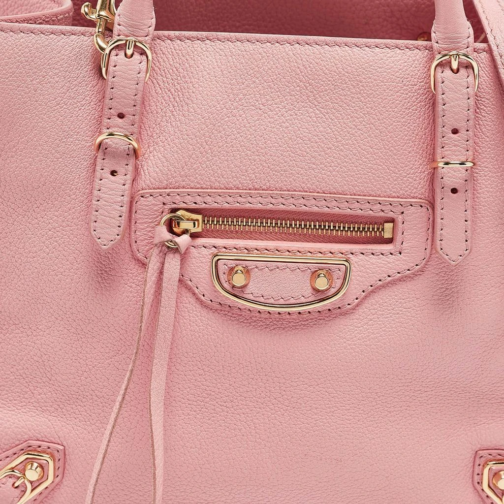 Balenciaga Balenciaga Pink Leather Mini Metallic Edge Papier A4 Tote 6