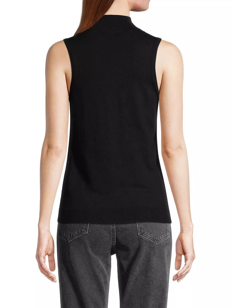 Minnie Rose Cotton-Cashmere Mock Turtleneck Top 5