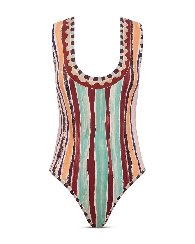 ALÉMAIS Michelle Scoop Neck Swimsuit 5
