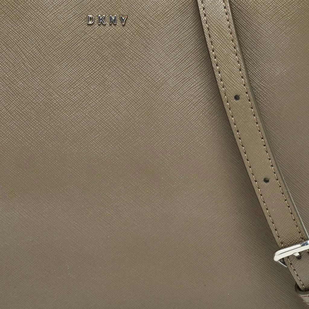 DKNY DKNY Beige Leather Bryant Bucket Bag 5