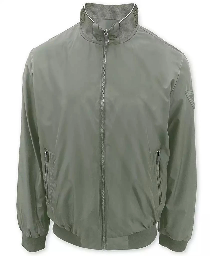 Point Zero Men's Water-Repellent Full-Zip Bomber Windbreaker 1