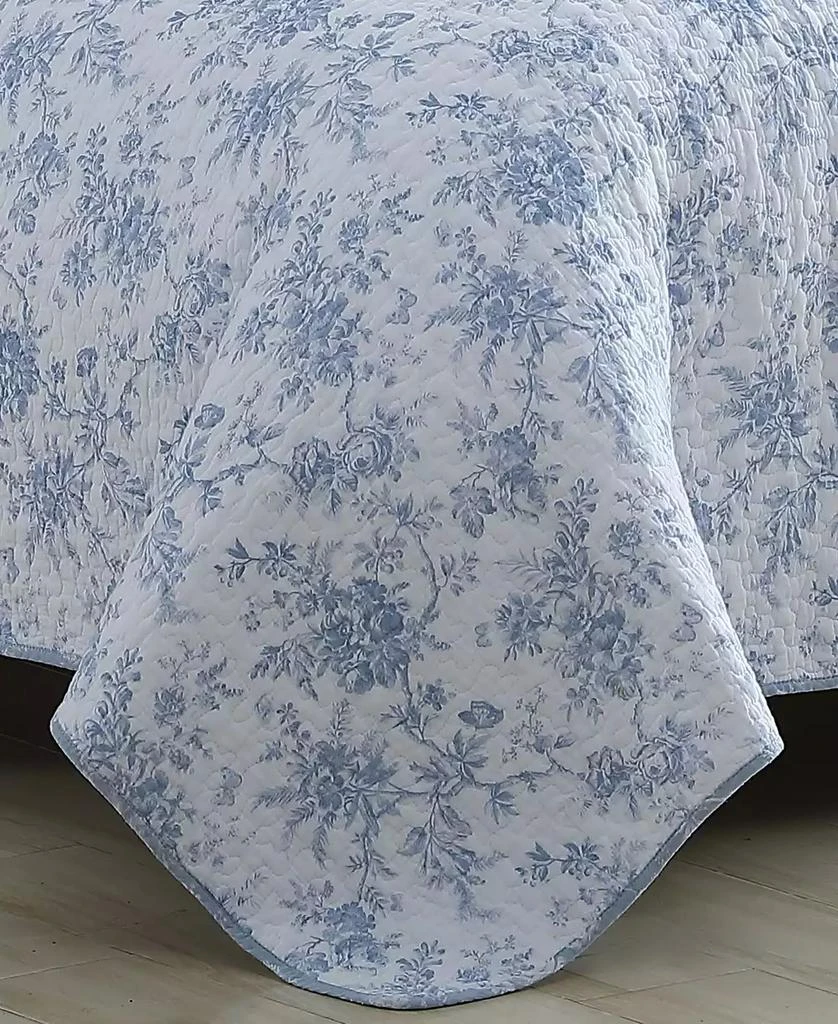 Laura Ashley Walled Garden Reversible 2 Piece Quilt Set, Twin 8
