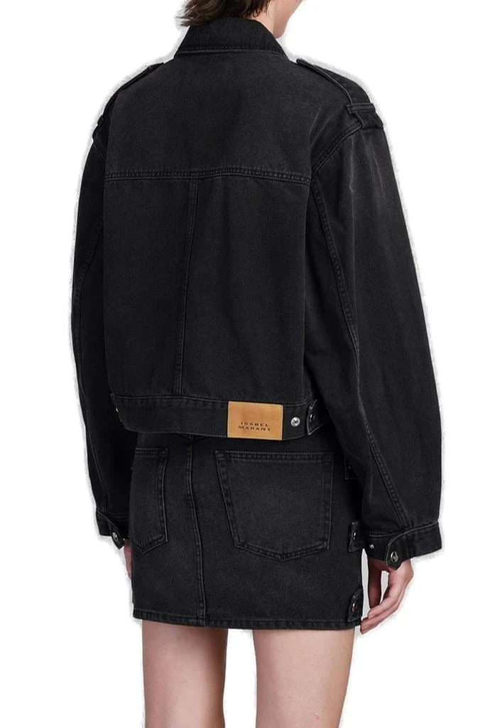 Isabel Marant Étoile Isabel Marant Étoile Julie Cropped Denim Jacket 2
