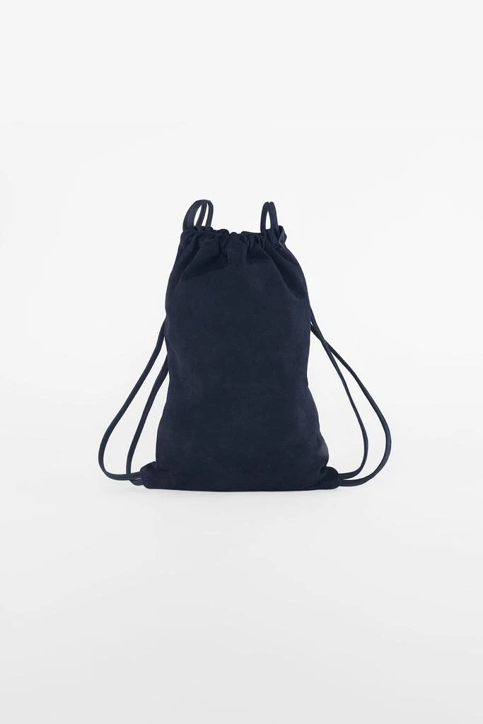 Los Angeles Apparel RLH3414 - Unisex Leather Drawstring Backpack 20