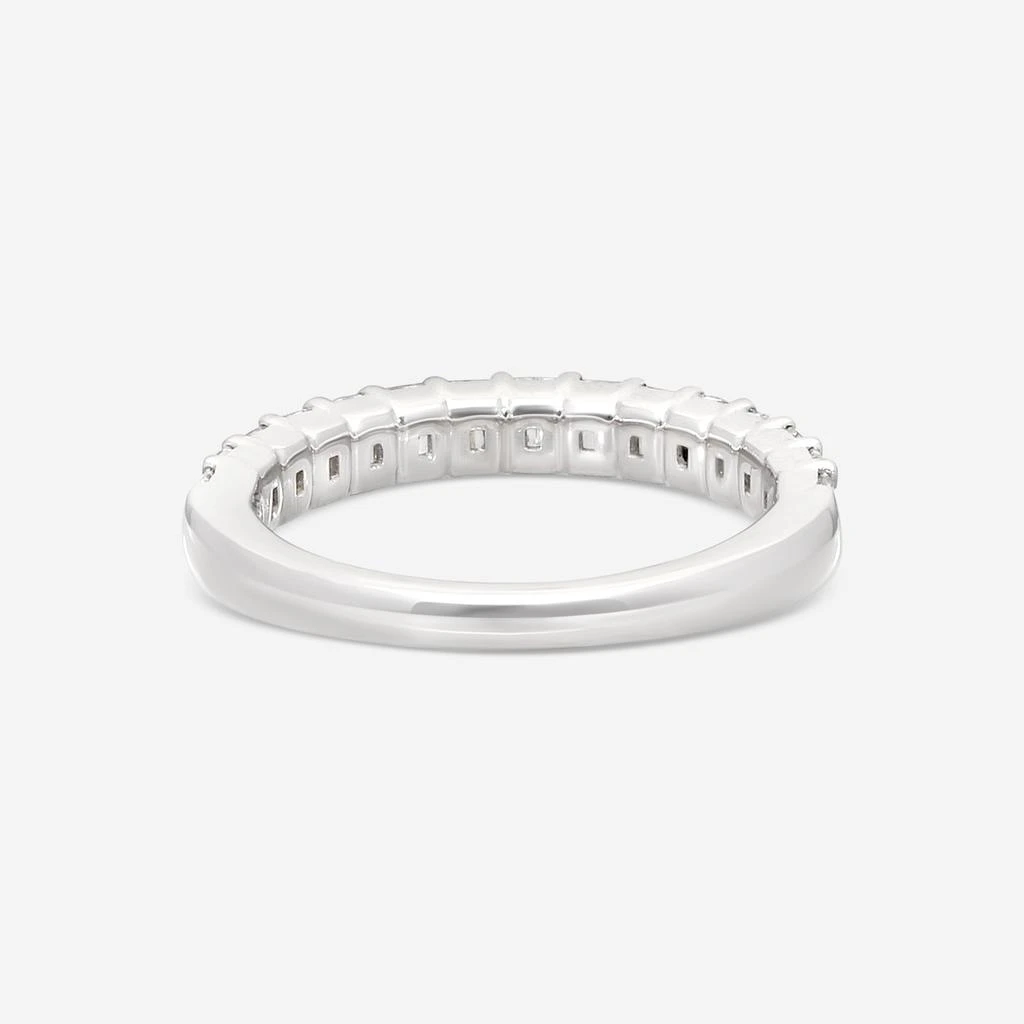 Ina Mar Ina Mar 14K White Gold Emerald Cut Diamond Band Ring Sz. 7 KR107552Q-G 3