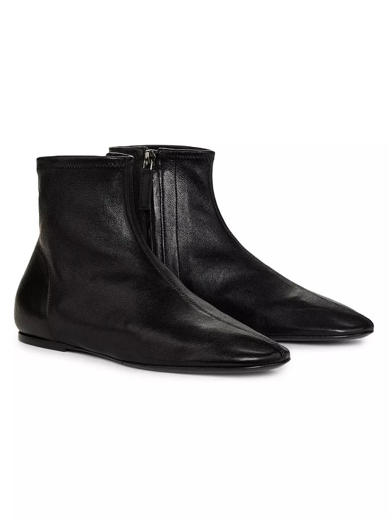 CO Stretch-Leather Sock Booties 2