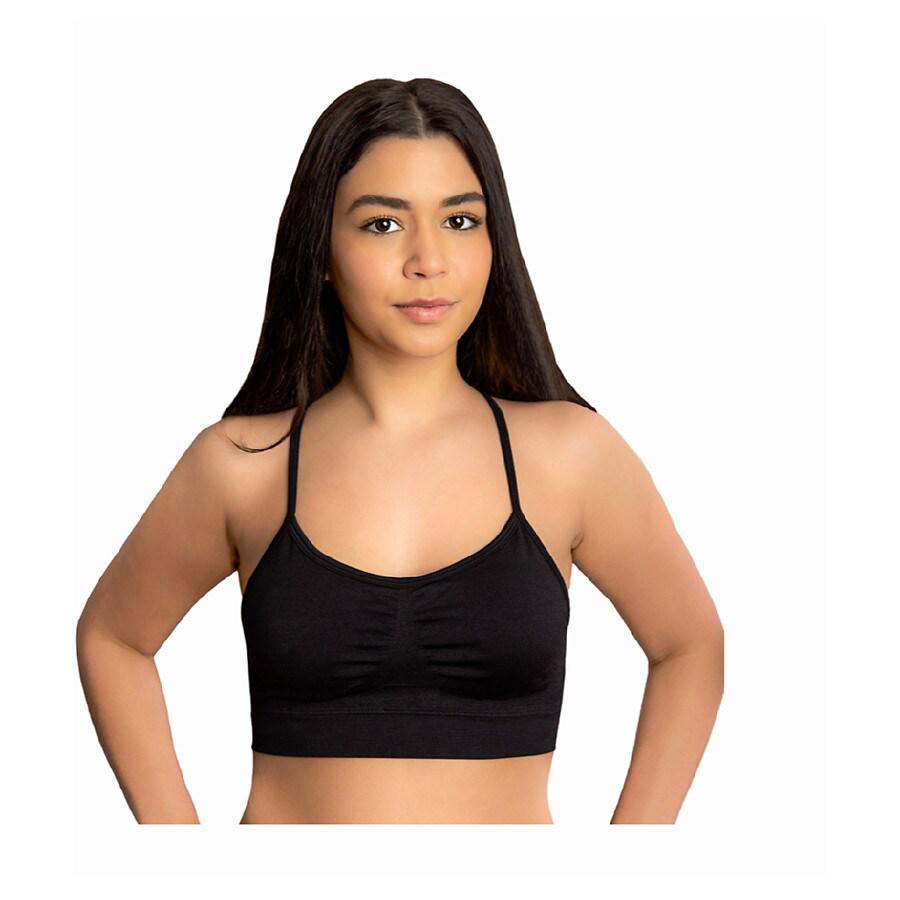 West Loop Women's Adjustable Seamless Racerback Bra Black