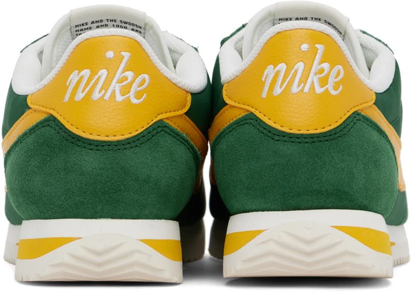 NIKE Green & Yellow Cortez Sneakers 2