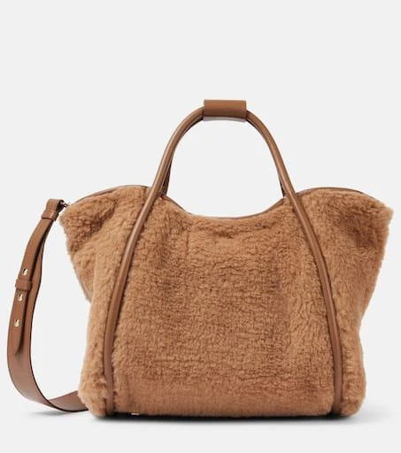 Max Mara Marine Small teddy tote bag 1