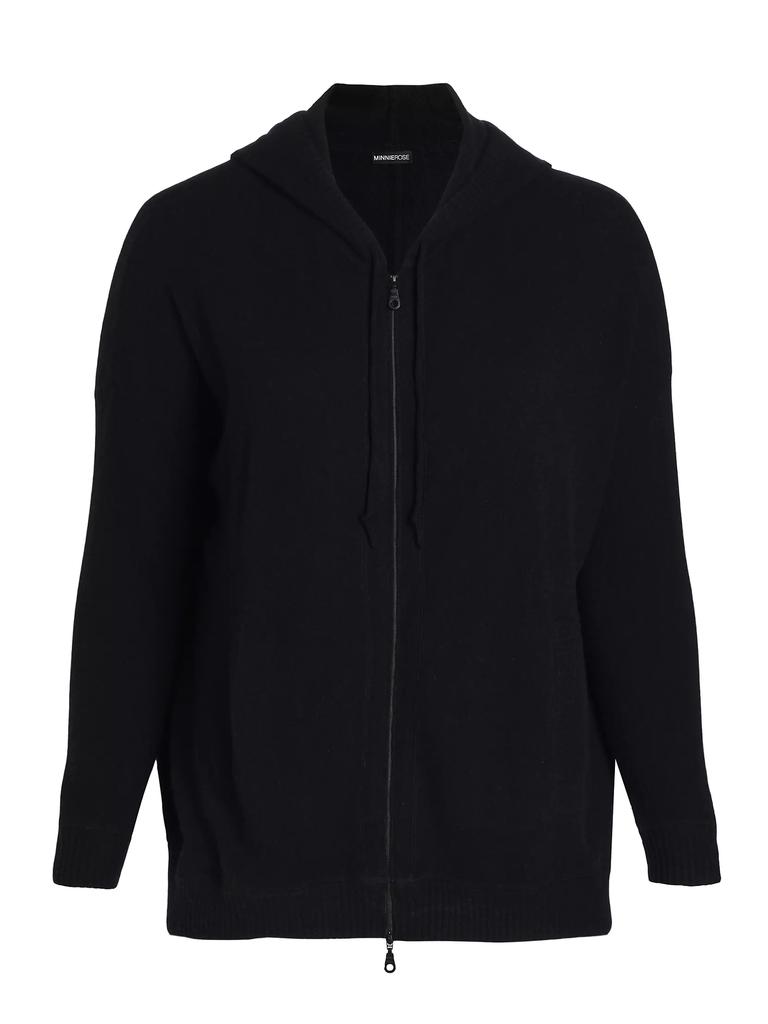 Minnie Rose Cashmere Zip-Up Hoodie