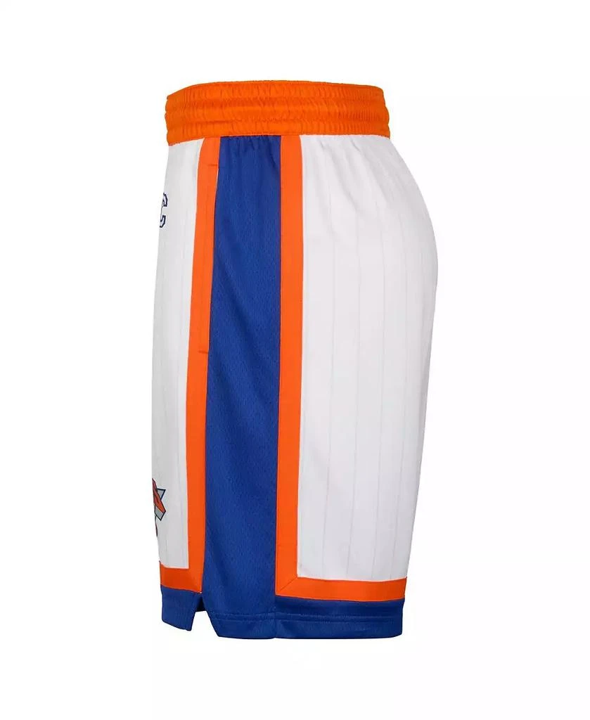 NIKE Men's White New York Knicks 2024/25 City Edition Swingman Shorts 3