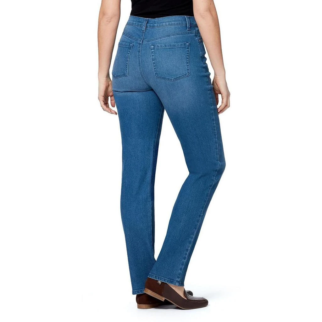 Gloria Vanderbilt Amanda Womens Classic Rise Tapered Leg Jeans 2