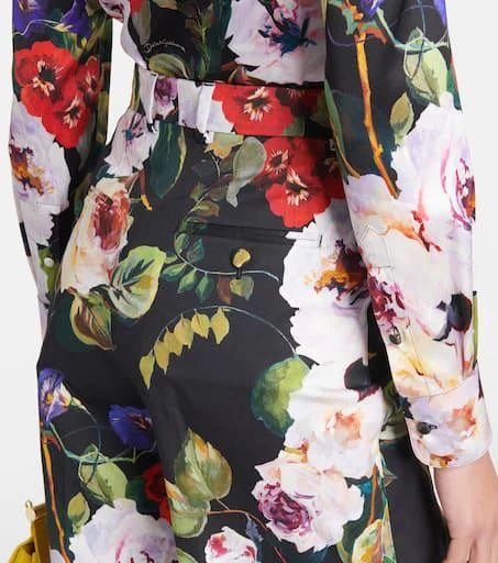 Dolce 
Gabbana Floral cotton-blend wide-leg pants 6