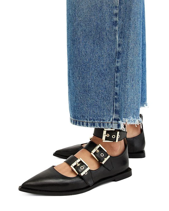 ALL SAINTS Women's Susan Buckled Flats 2