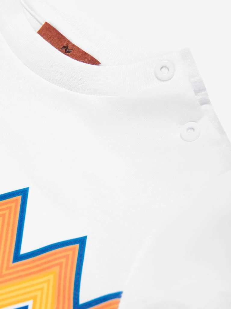Missoni Baby Boys Zigzag Print T-Shirt in White 4
