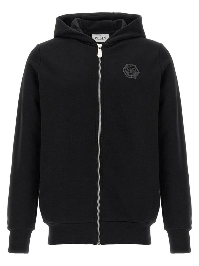 パーカー・フーディ Philipp Plein Relaxed-Fit Black Hoodie Philipp Plein Hoodie sweatshirt Teddy Bear - Hoodies - Free